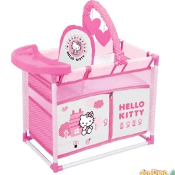 Cuna-cambiador hello kitty 41/64x50x31 cm.