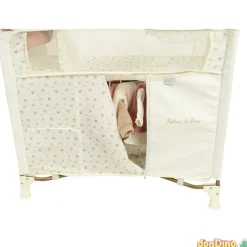 Cuna cambiador reborn de paris 58x78x32 cm. altura dosel 92 cm. - 4 en 1