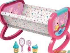Cuna muñecas 48 cm. peppa pig c/accesorios - 56x38 cm.