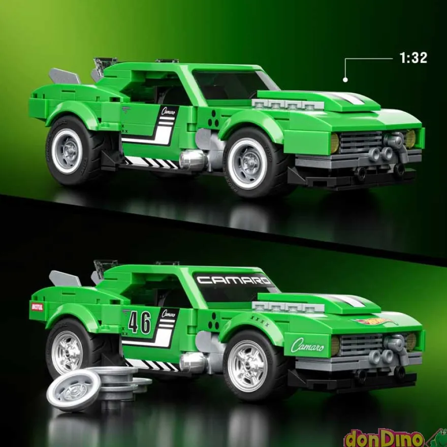 Custom '68 camaro 289 pzas. hot wheels brick shop