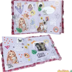 Diario con candado cosy cat top model