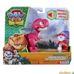 Dino rugiente + figura patrulla canina: la dino película surtidas