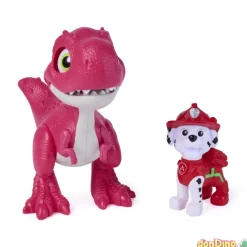 Dino rugiente + figura patrulla canina: la dino película surtidas