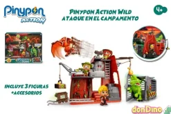Dinos ataque campamento pinypon act pinypon action