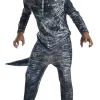 Disfraz blue jurassic world 5-7 año traje completo c/cubrezapatos y cola, mascara