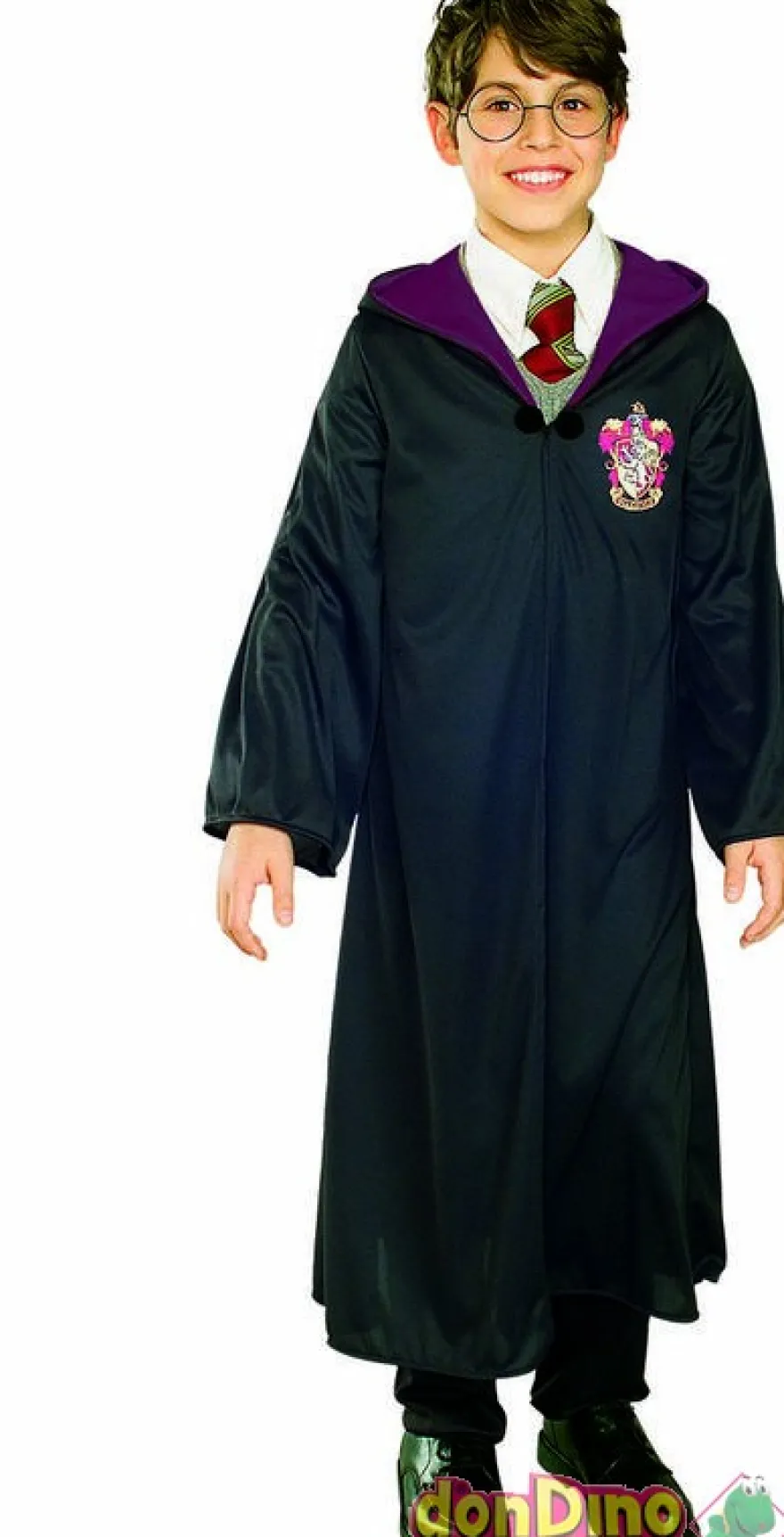 Disfraz harry potter 3-4 años toga con capucha y broche