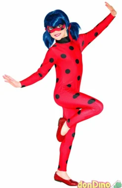 Disfraz ladybug 3-4 años traje completo y mascara