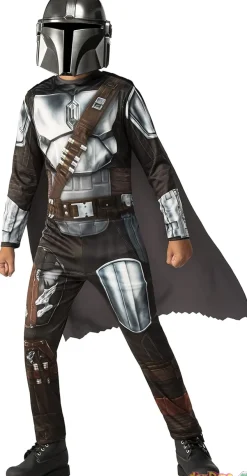 Disfraz mandalorian 5-7 años star wars - traje completo,capa,mascara