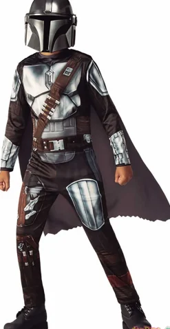 Disfraz mandalorian 3-4 años star wars - traje completo,capa,mascara