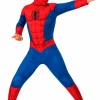 Disfraz spider-man 8-10 años traje completo c/cubrezapatos y mascara