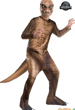 Disfraz tyrannosaurus rex 8-10 años jurassic world - traje completo c/cola, mascara