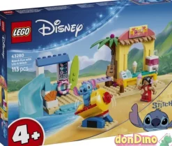 Diversion en la playa con lilo y stitch lego disney