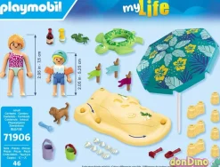 Diversion familiar en la playa playmobil my life - 46 pzas.