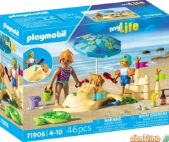 Diversion familiar en la playa playmobil my life - 46 pzas.