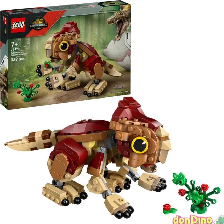 Dolores bebe: aquilops lego jurassi lego jurassic world - 339 pzas.