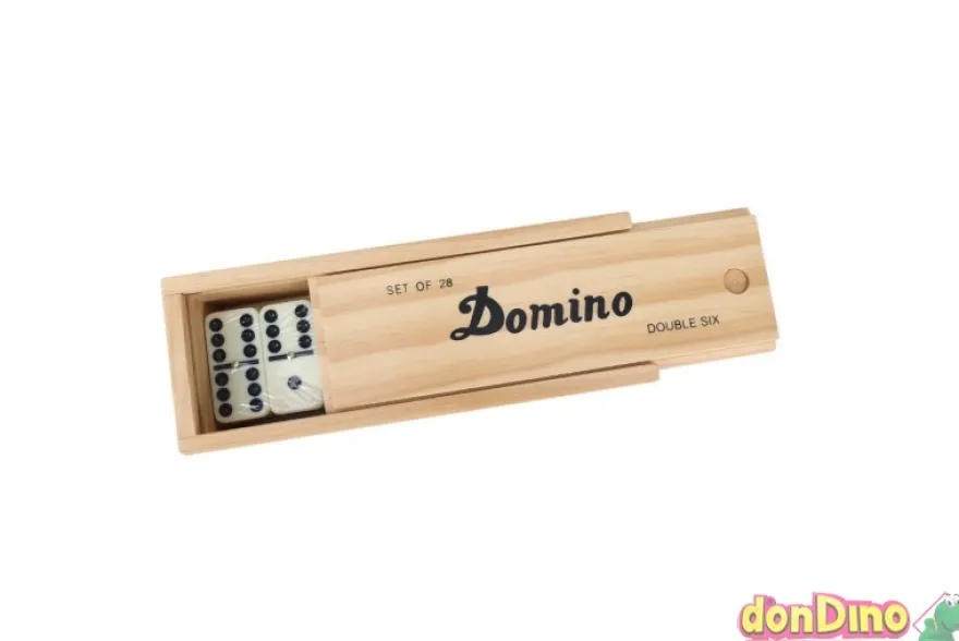 Domino caja madera