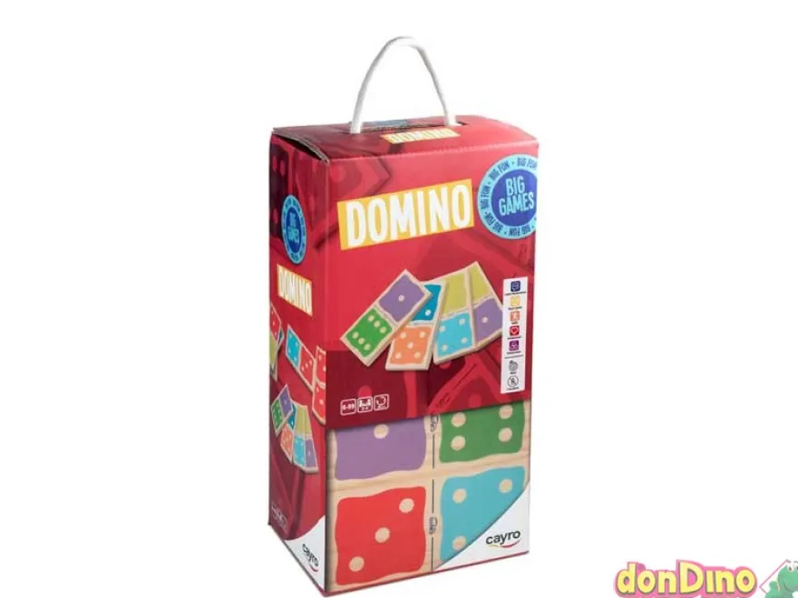 Domino colores gigante 28 pzas. 15x7,5x1,5 cm.