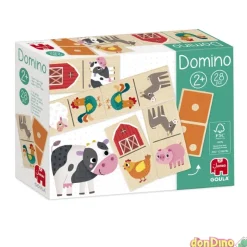 Domino madera granja 28 pzas. reversible