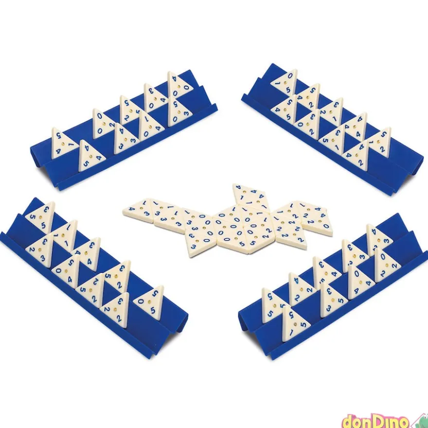 Domino triangular caja metal
