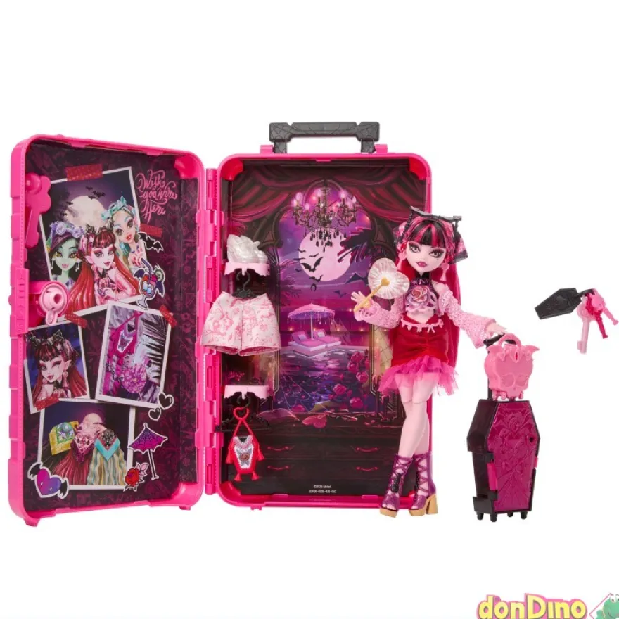 Draculaura skulltimate secrets monster high 22 pzas. 19 sorpresas