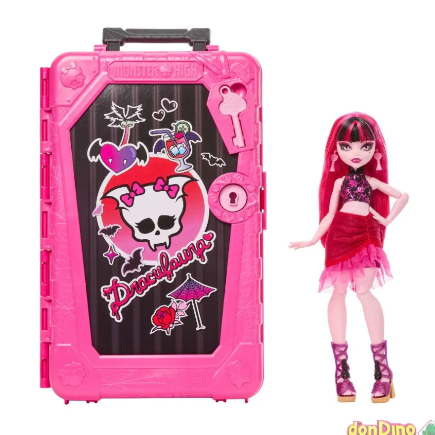 Draculaura skulltimate secrets monster high 22 pzas. 19 sorpresas