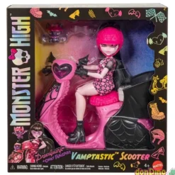 Draculaura y vamptastic scooter monster high