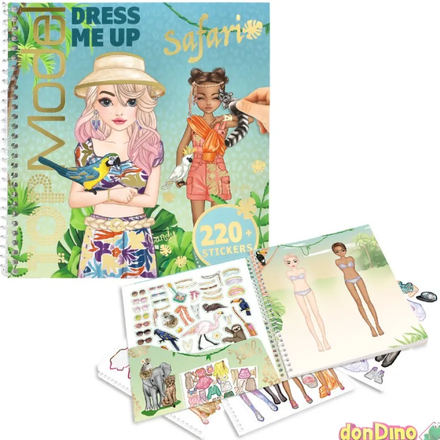Dress me up stickerbook top model