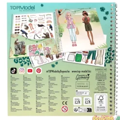 Dress me up stickerbook top model