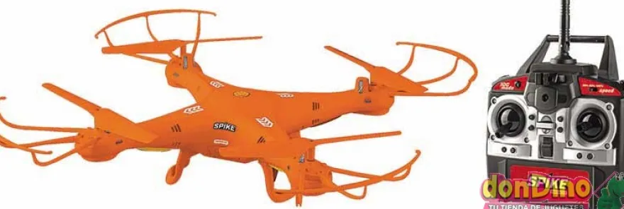 Dron spike r/c 2.4 ghz c/2 baterias 4 canales