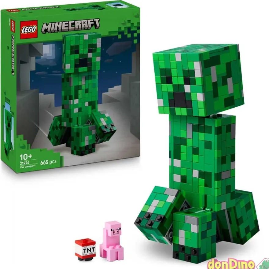 El creeper lego minecraft 665 pzas.