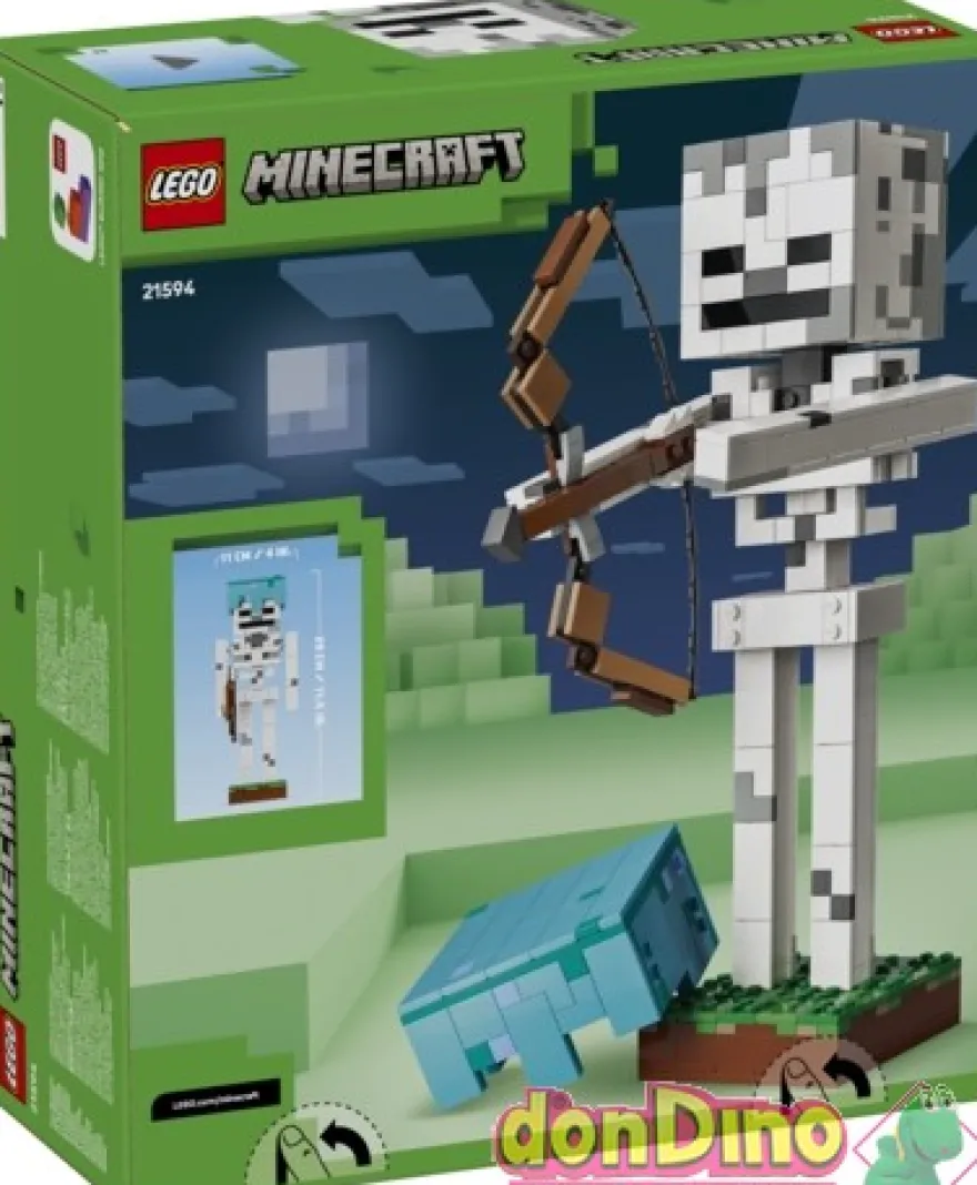 El esqueleto lego minecraft 502 pzas.
