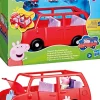 El gran auto de la familia de peppa pig con figuras
