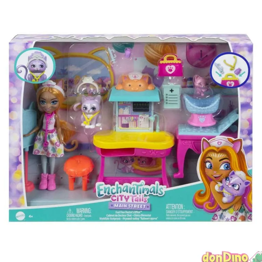 Enchantimals clinica bienestar city tails - carlin