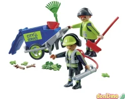 Equipo de limpieza urbana playmobil city action - 32 pzas.