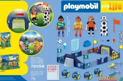 Estadio de futbol playmobil my life 78 pzas.