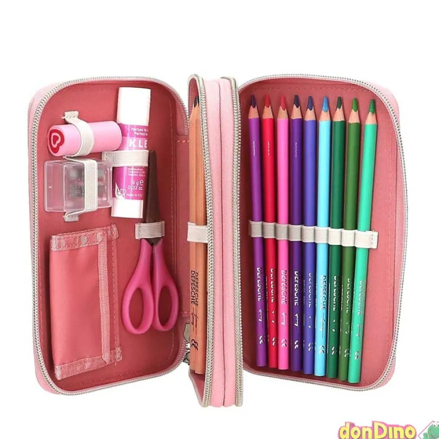 Estuche 2 compartimentos top model