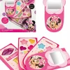 Estuche maquillaje telefono minnie 3 pisos