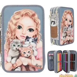 Estuche triple cat love top model