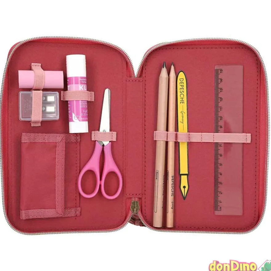 Estuche triple leoheart top model