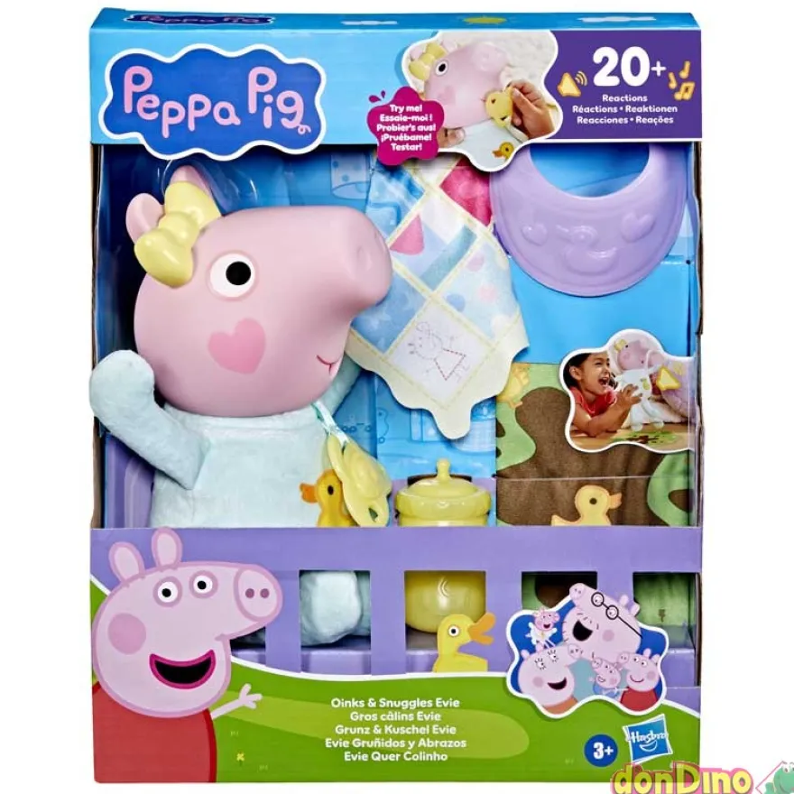Evie gruñidos y abrazos peppa pig +20 reacciones