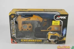 Excavadora r/c spray 1:18 2.4g - luz y sonido - bateria y cargador