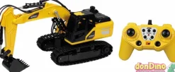 Excavadora r/c spray 1:18 2.4g - luz y sonido - bateria y cargador