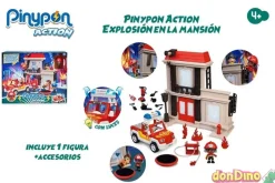 Explosion en la mansion pinypon act pinypon action - 15 accesorios c/luces