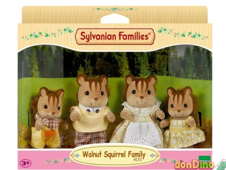 Familia ardillas de la nuez sylvani sylvanian families