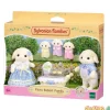 Familia conejo flor sylvanian famil sylvanian families