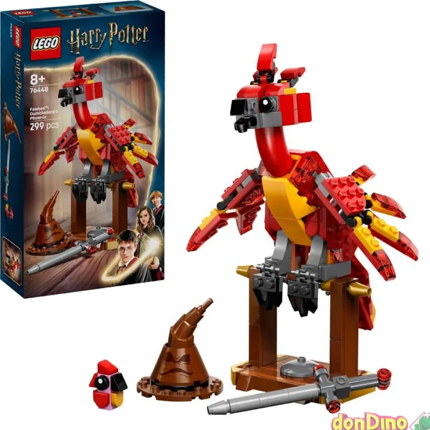 Fawkes.fenix de dumbledore lego lego harry potter - 299 pzas.