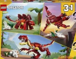 Feroz dinosaurio lego creator