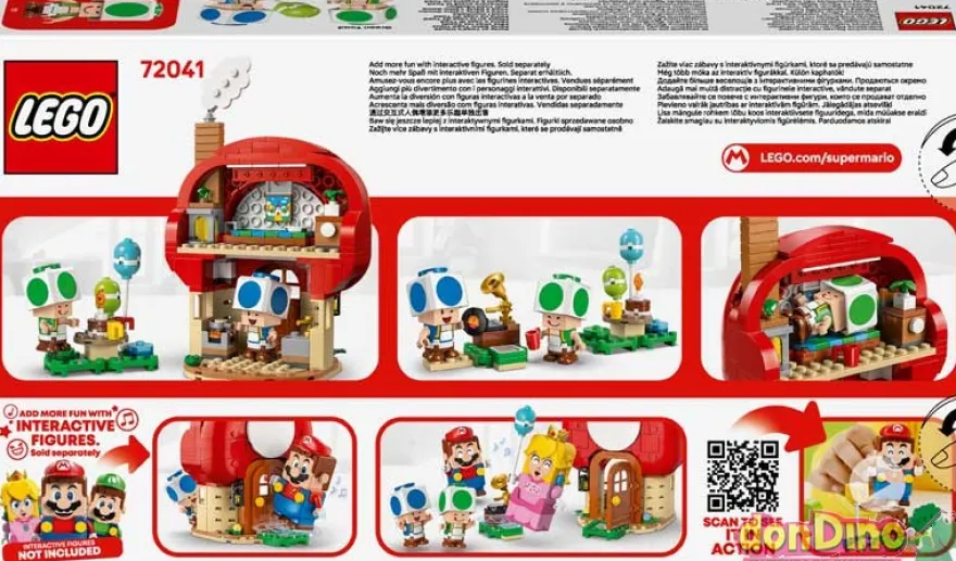 Fiesta en la casa de toad lego super mario - 276 pzas.
