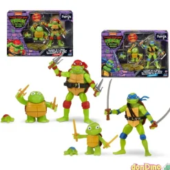 Fig.tortugas ninja evolution pack 3 tortugas ninja: caos mutante