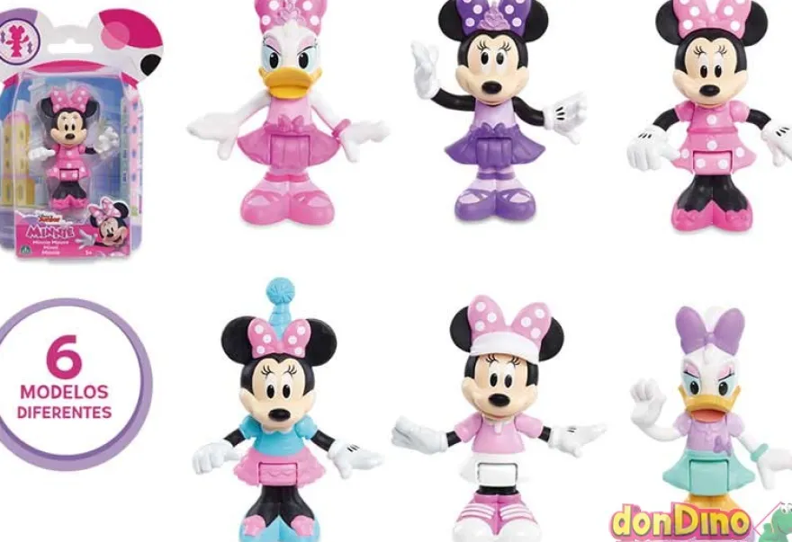 Figura articulada minnie surtidas